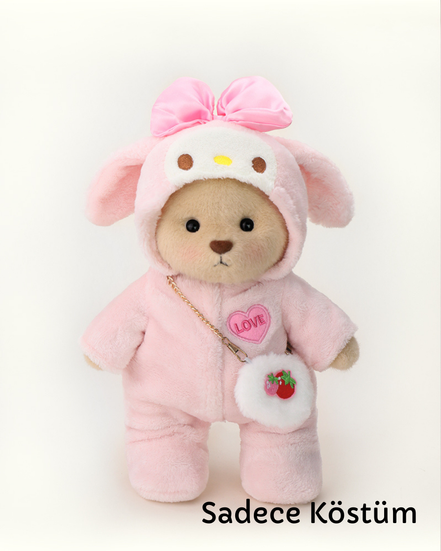 PoffyPup™ Çilekli Pembe Poffy