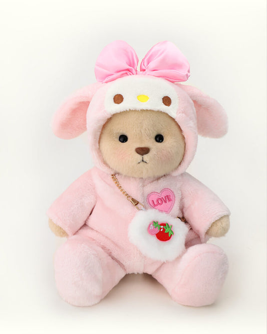 PoffyPup™ Çilekli Pembe Poffy