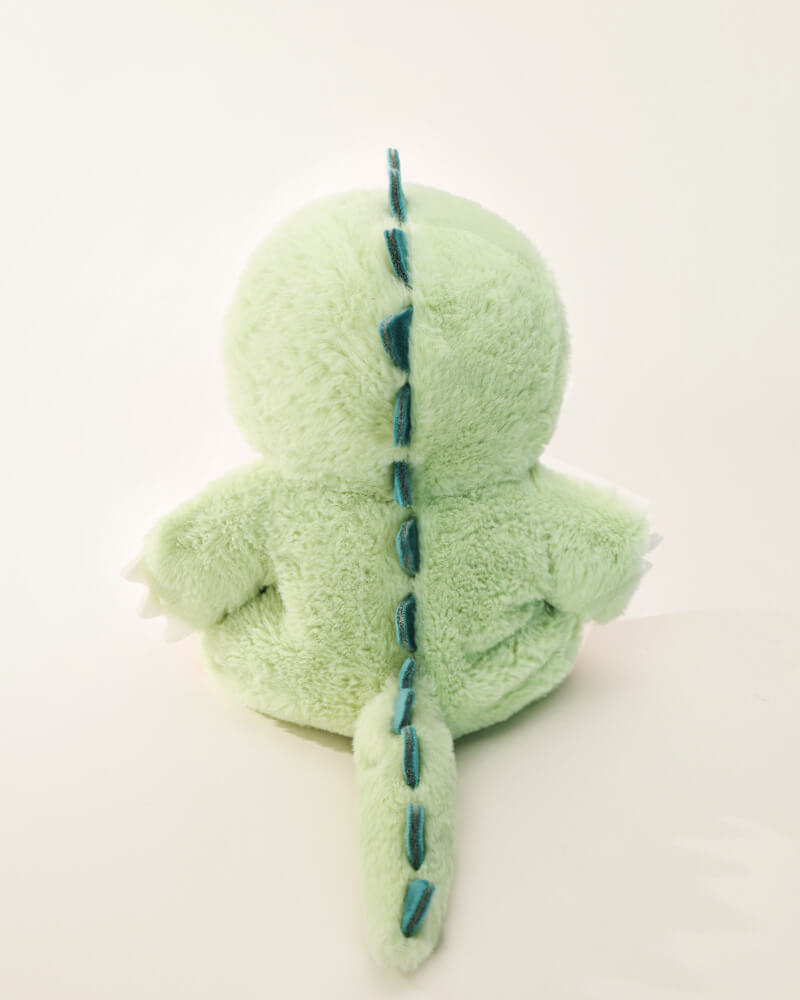 PoffyPup™ Yeşil Tüylü Dino Poffy
