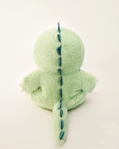 PoffyPup™ Yeşil Tüylü Dino Poffy