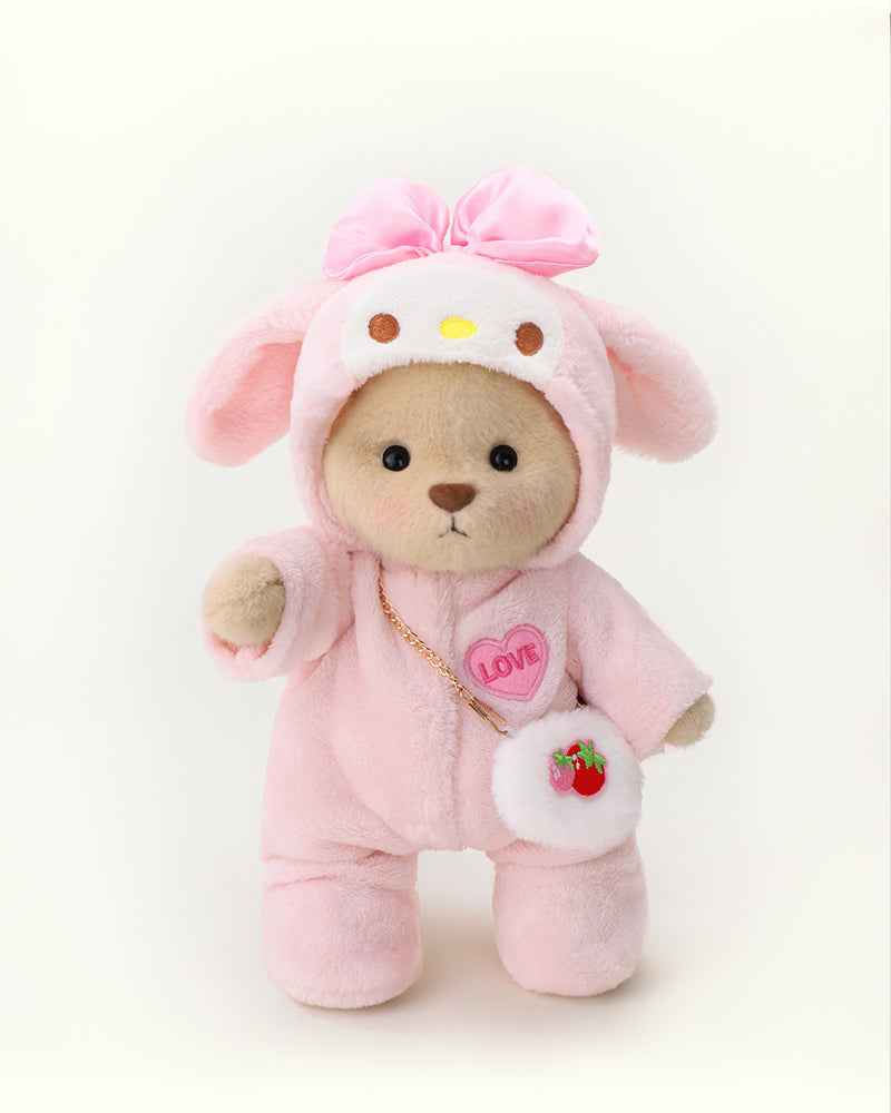 PoffyPup™ Çilekli Pembe Poffy