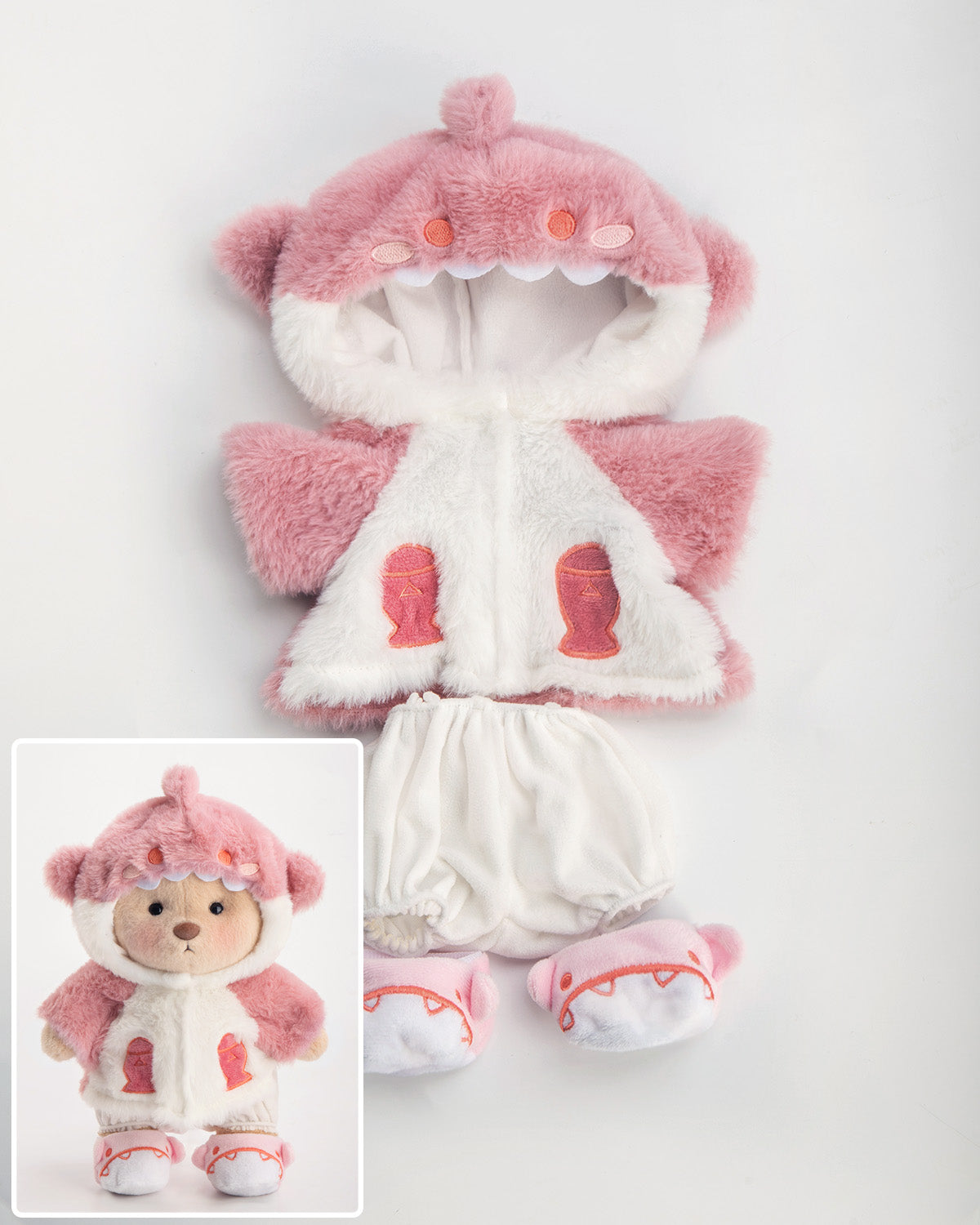 PoffyPup™ Pembe Balina Poffy