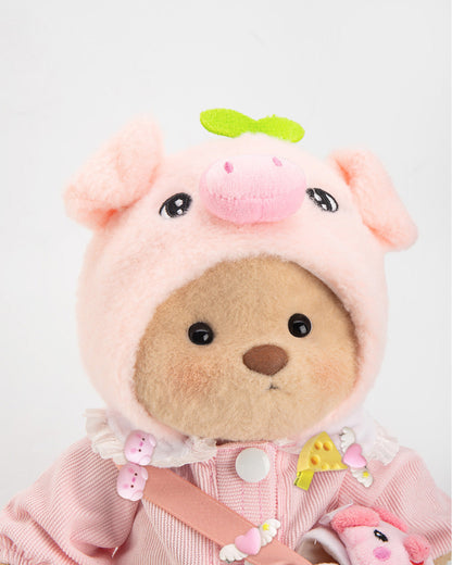 PoffyPup™ Pembe Domuz Poffy