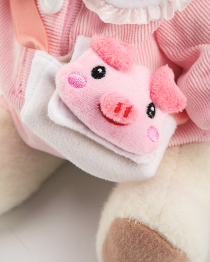 PoffyPup™ Pembe Domuz Poffy