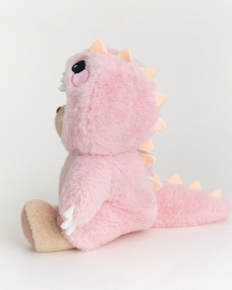 PoffyPup™ Pembe Tüylü Dino Poffy
